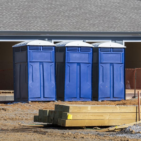 what is the maximum capacity for a single porta potty in Burtrum